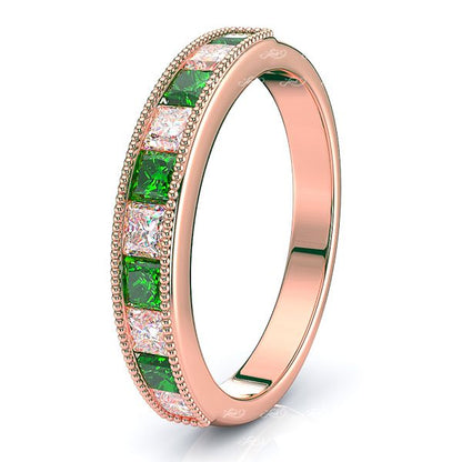 Rose Diamond and Emerald