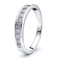 Paulette Channel Set Women Anniversary Wedding Band
