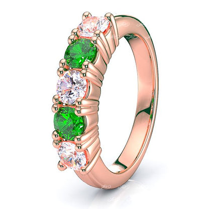 Rose Diamond and Emerald