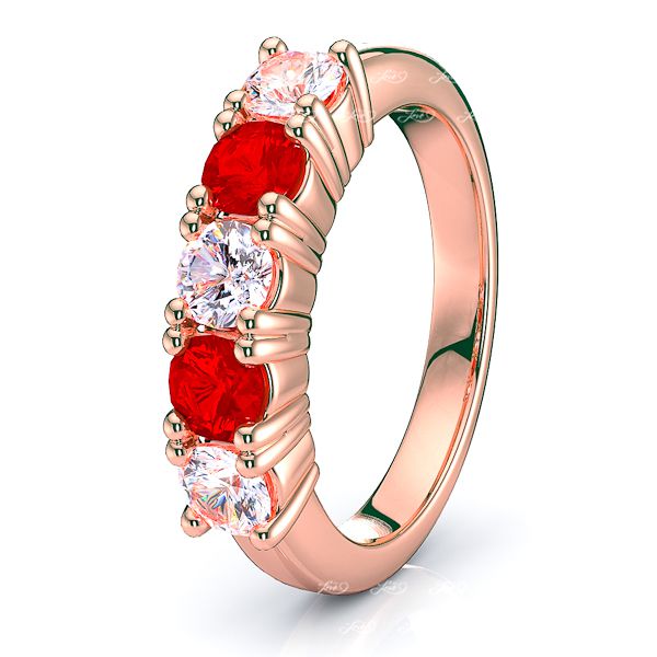 Rose Diamond and Ruby