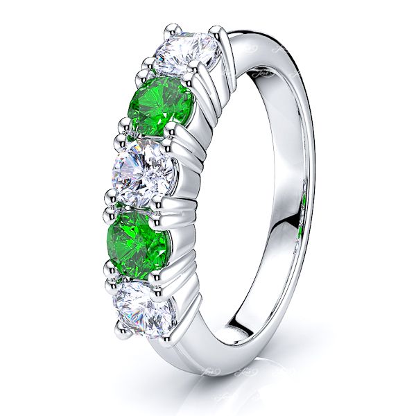 White Diamond and Emerald