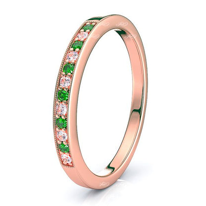 Rose Diamond and Emerald