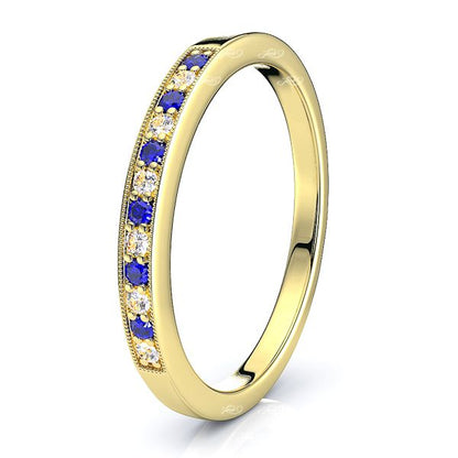 Yellow Diamond and Blue Sapphire