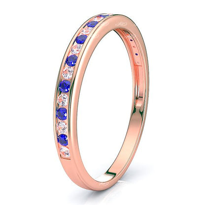 Rose Diamond and Blue Sapphire