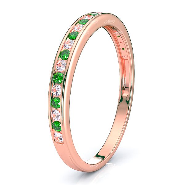 Rose Diamond and Emerald