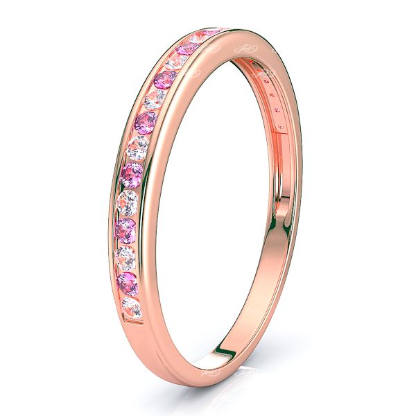 Rose Diamond and Pink Sapphire