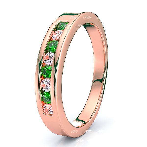 Rose Diamond and Emerald