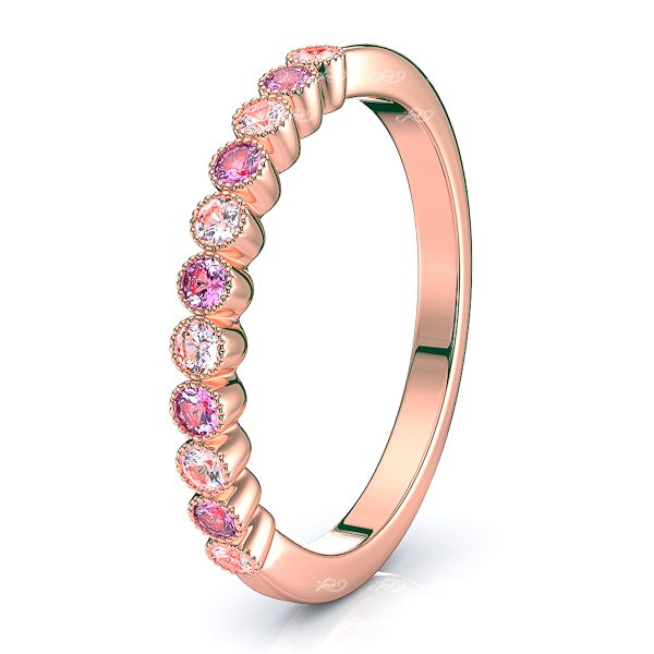 Rose Diamond and Pink Sapphire