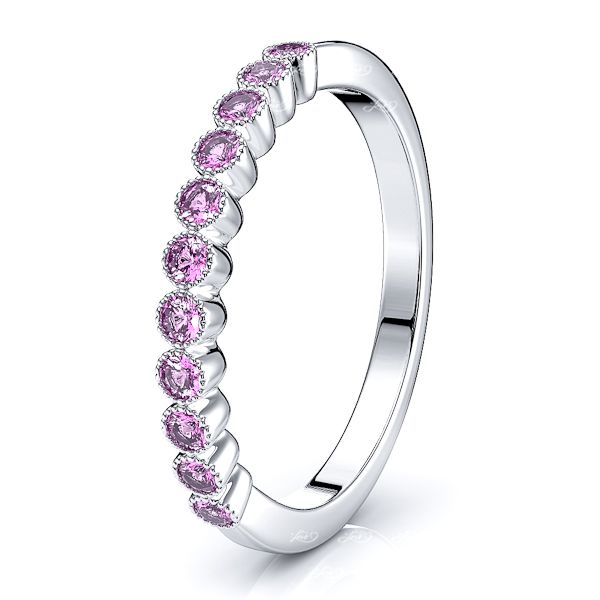 White Pink Sapphire