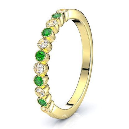 Yellow Diamond and Emerald