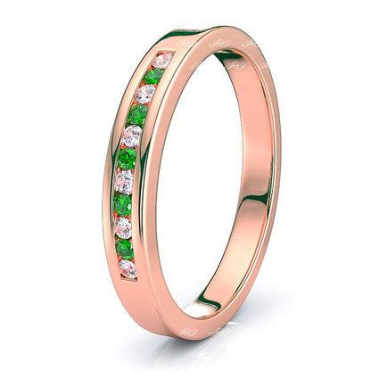 Rose Diamond and Emerald