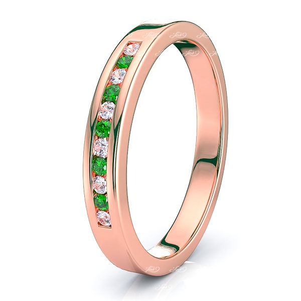 Rose Diamond and Emerald