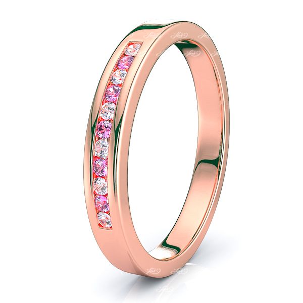 Rose Diamond and Pink Sapphire