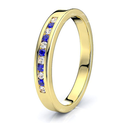 Yellow Diamond and Blue Sapphire