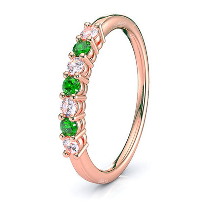 Rose Diamond and Emerald