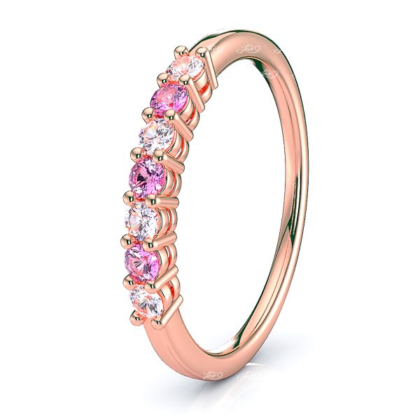 Rose Diamond and Pink Sapphire