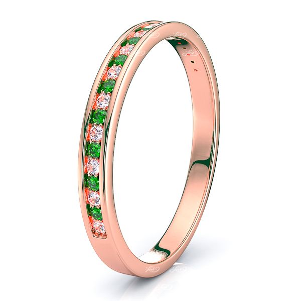 Rose Diamond and Emerald