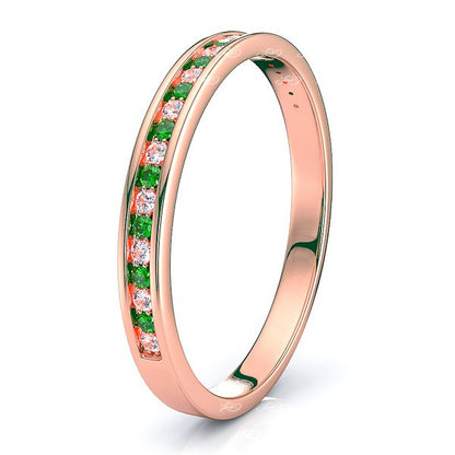 Rose Diamond and Emerald