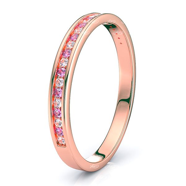 Rose Diamond and Pink Sapphire