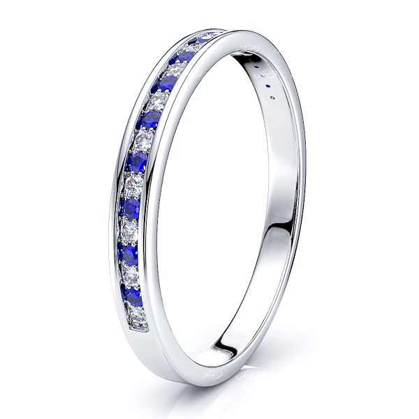 White Diamond and Blue Sapphire
