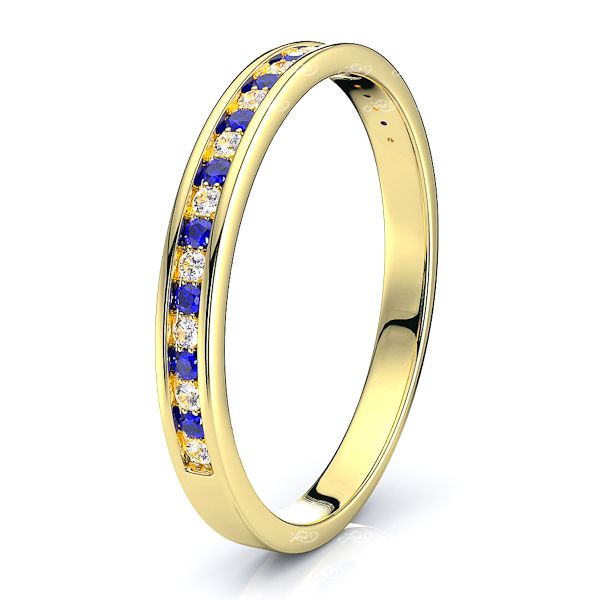 Yellow Diamond and Blue Sapphire