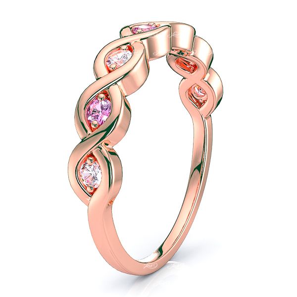Rose Diamond and Pink Sapphire