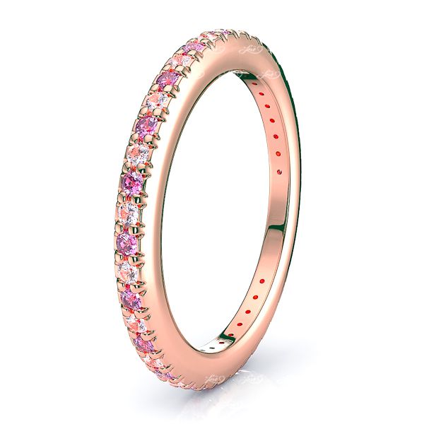 Rose Diamond and Pink Sapphire