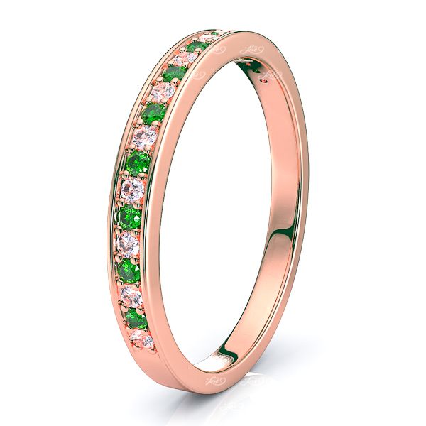 Rose Diamond and Emerald