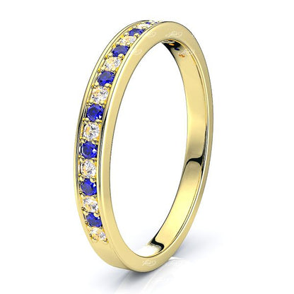 Yellow Diamond and Blue Sapphire