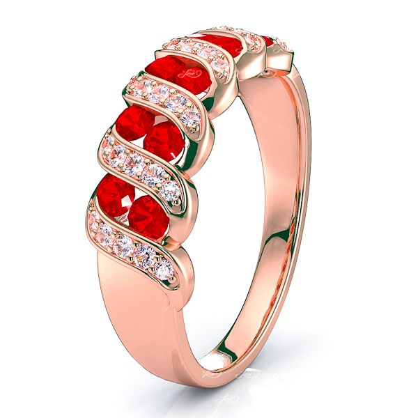 Rose Diamond and Ruby