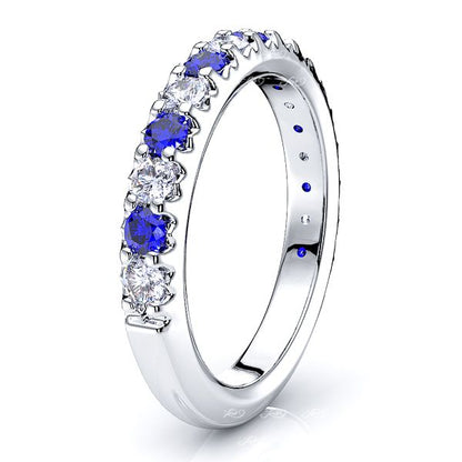 White Diamond and Blue Sapphire