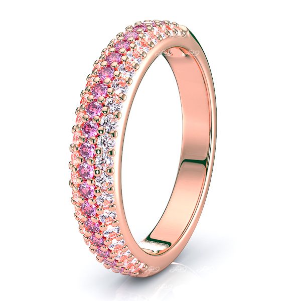 Rose Diamond and Pink Sapphire