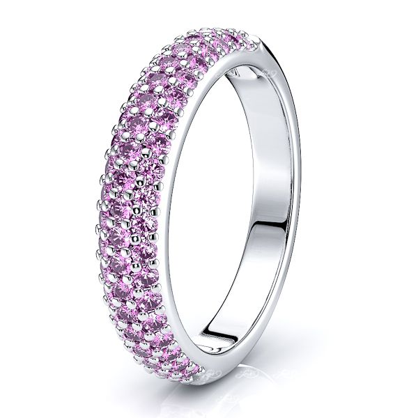 White Pink Sapphire