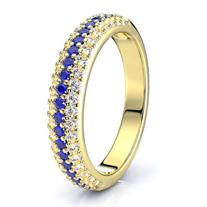 Yellow Diamond and Blue Sapphire