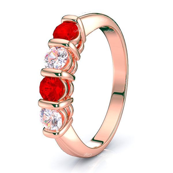 Rose Diamond and Ruby