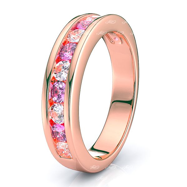 Rose Diamond and Pink Sapphire