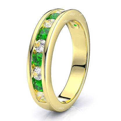 Yellow Diamond and Emerald