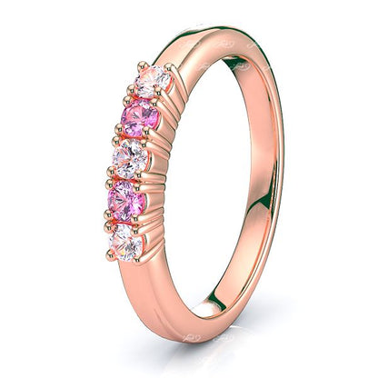Rose Diamond and Pink Sapphire