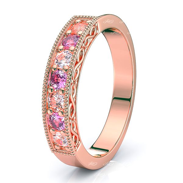 Rose Diamond and Pink Sapphire