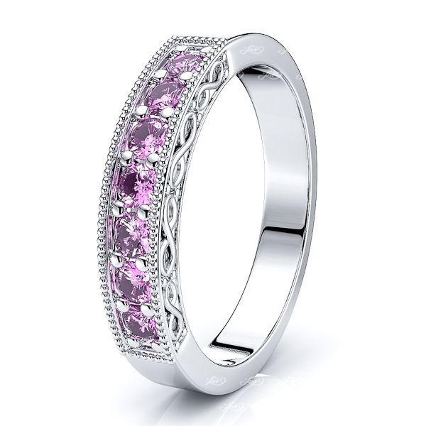 White Pink Sapphire