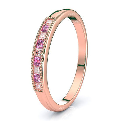 Rose Diamond and Pink Sapphire