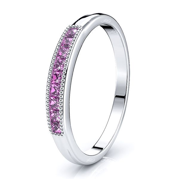 White Pink Sapphire