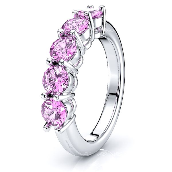 White Pink Sapphire