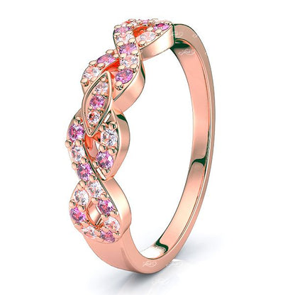 Rose Diamond and Pink Sapphire