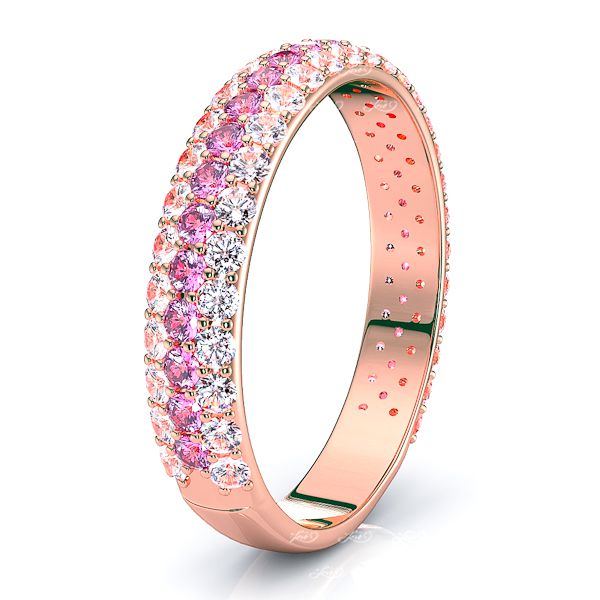 Rose Diamond and Pink Sapphire