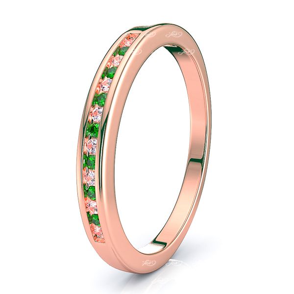 Rose Diamond and Emerald