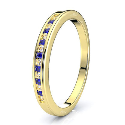 Yellow Diamond and Blue Sapphire