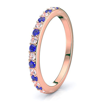 Rose Diamond and Blue Sapphire