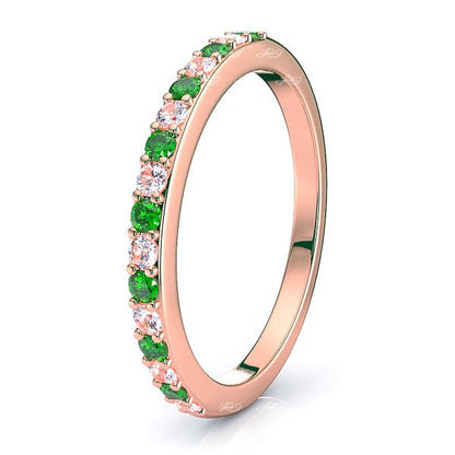Rose Diamond and Emerald