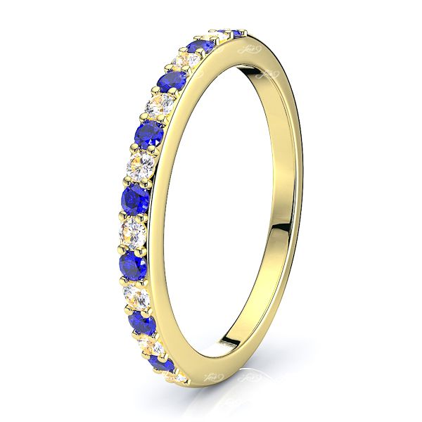 Yellow Diamond and Blue Sapphire